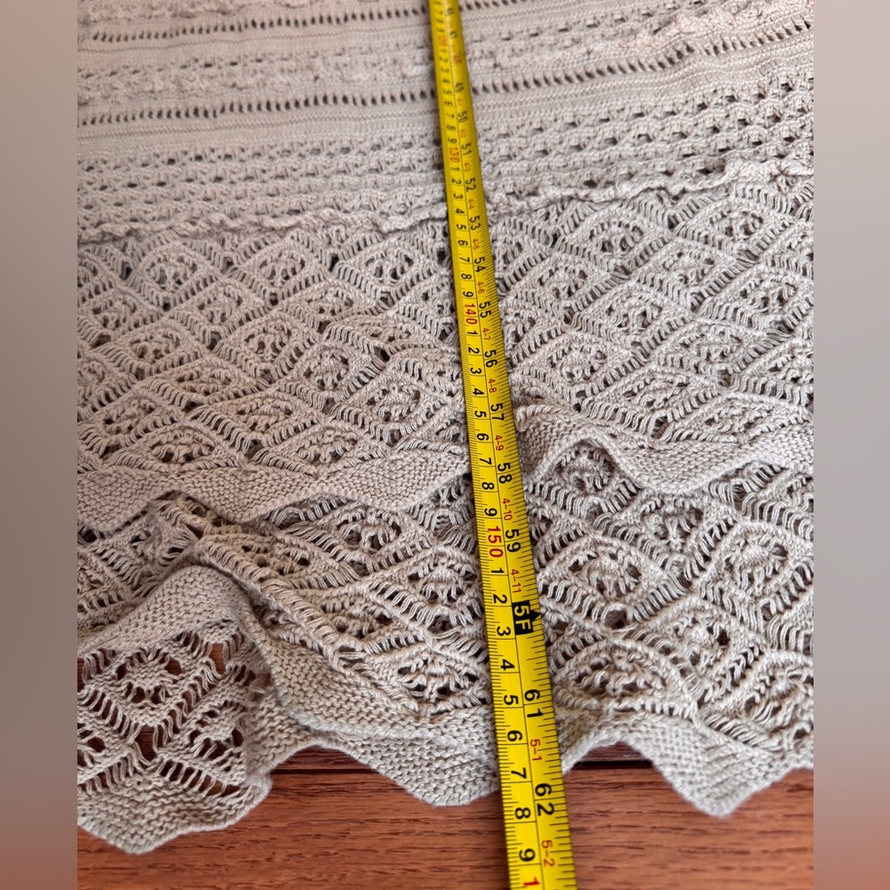 Moda International Vintage Crochet Halter Maxi Dress - XL - Picture 13 of 17